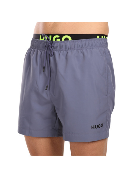 HUGO Pantaloni de baie bărbătești HUGO gri