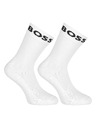 BOSS Set de două - șosete BOSS albe