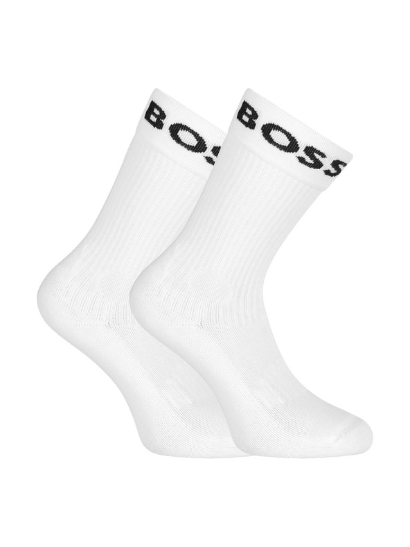 BOSS Set de două - șosete BOSS albe