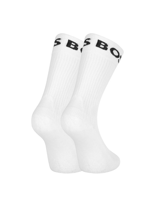 BOSS Set de două - șosete BOSS albe