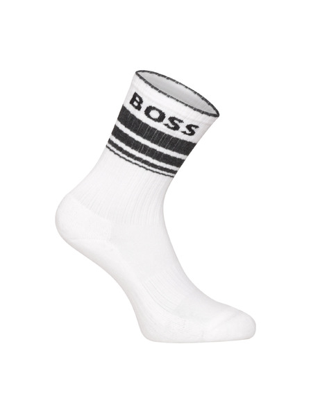 BOSS Set de trei - șosete BOSS albe