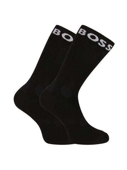 BOSS Set de două - șosete BOSS negre