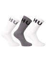 HUGO Set de trei - șosete HUGO înalte multicolore