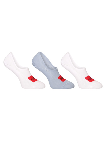 HUGO Set de trei - șosete HUGO scurte multicolore