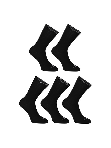 Lee Cooper Set de cinci - șosete Lee Cooper înalte negre