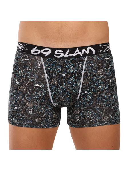 69slam Boxeri bărbătești 69SLAM Gilbert fit bamboo SKULLER