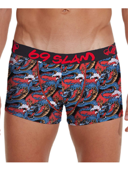 69slam Boxeri bărbătești 69SLAM hip bamboo moon dragon red