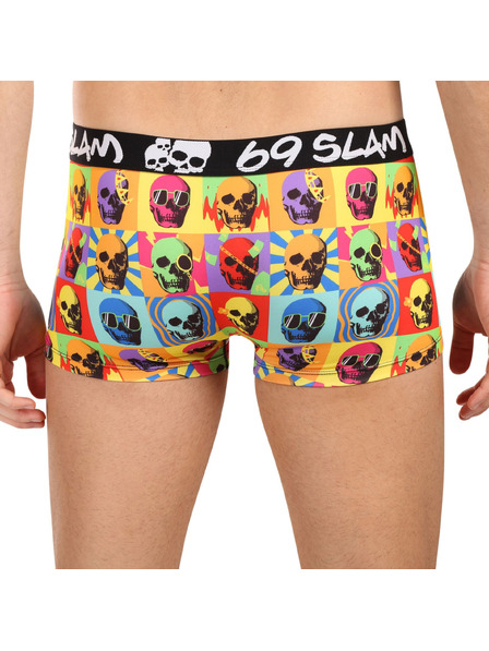 69slam Boxeri bărbătești 69SLAM SKULL MASON HIP multicolor