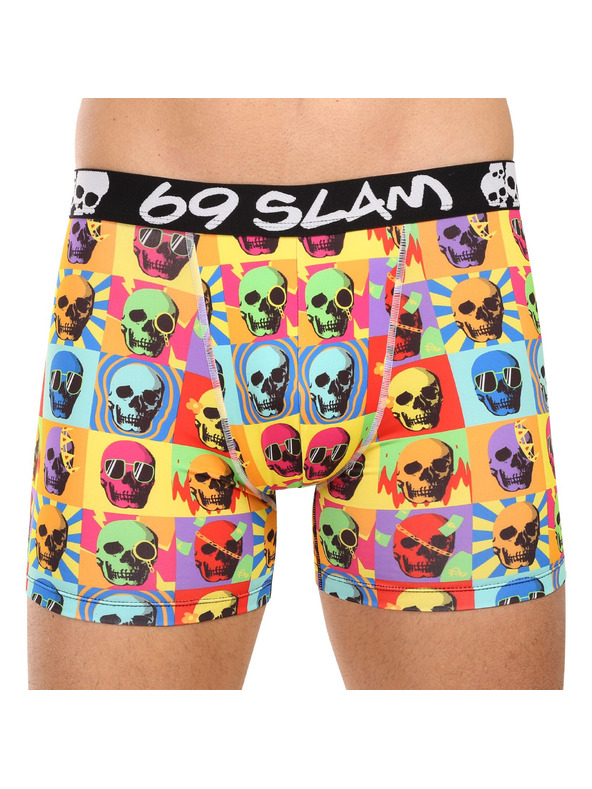 69slam Boxeri bărbătești 69SLAM SKULL DYLAN FITTED