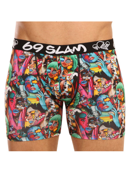 69slam Boxeri bărbătești 69SLAM fit pop art