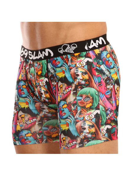 69slam Boxeri bărbătești 69SLAM fit pop art