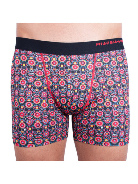 69slam Boxeri bărbătești 69SLAM fit flower skull