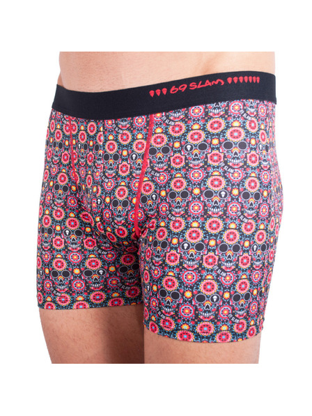 69slam Boxeri bărbătești 69SLAM fit flower skull