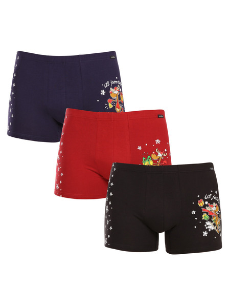 andrie Set de trei - boxeri bărbați Andrie multicolori