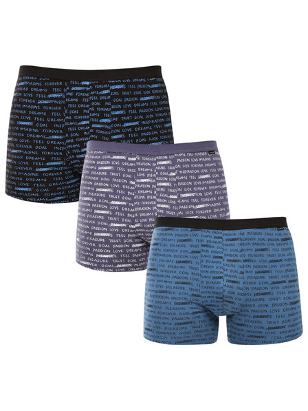 andrie Set de trei - boxeri bărbați Andrie multicolori