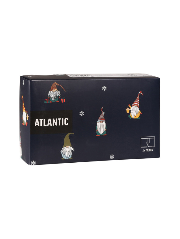 Atlantic Set de doi - boxeri bărbați Atlantic multicolori