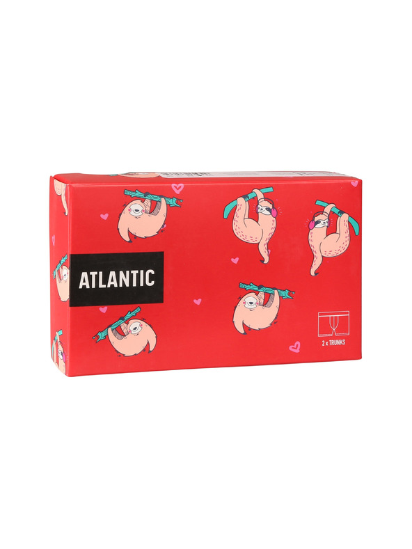 Atlantic Set de doi - boxeri bărbați Atlantic multicolori