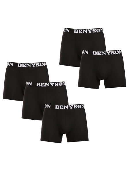 Benysøn Set de cinci - boxeri bărbați Benysøn negri
