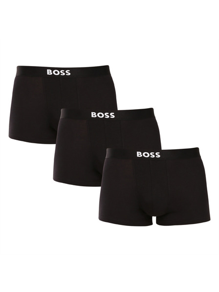 BOSS Set de trei - boxeri bărbați BOSS negri