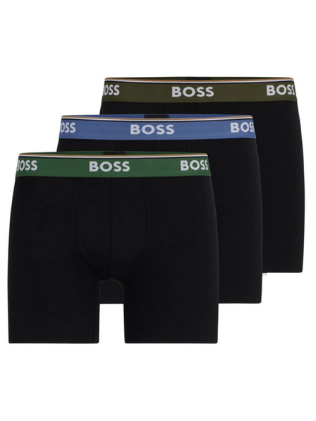 BOSS Set de trei - boxeri bărbați BOSS negri