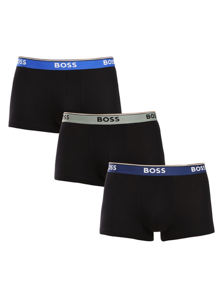 BOSS Set de trei - boxeri bărbați BOSS negri