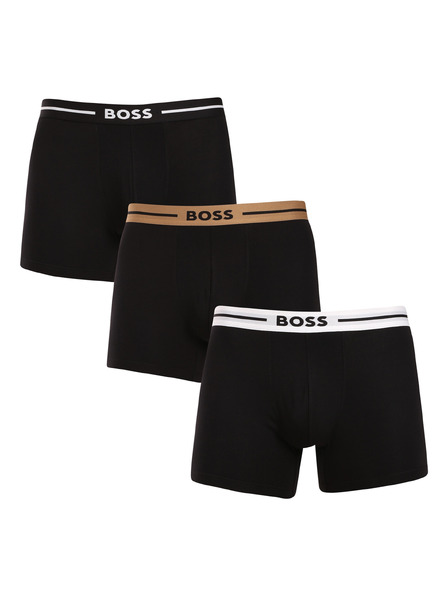 BOSS Set de trei - boxeri bărbați BOSS negri