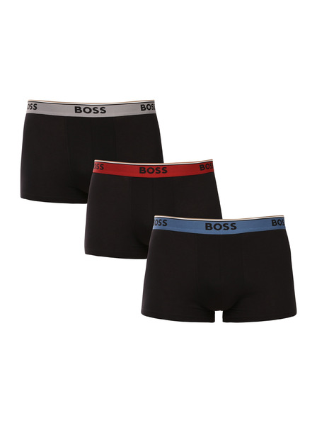 BOSS Set de trei - boxeri bărbați BOSS negri