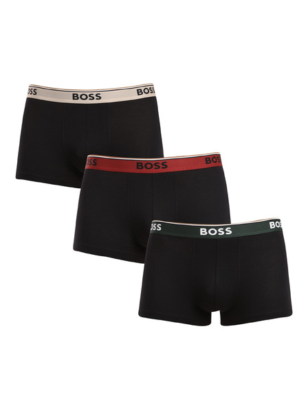 BOSS Set de trei - boxeri bărbați BOSS negri