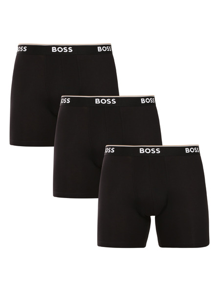 BOSS Set de trei - boxeri bărbați BOSS negri