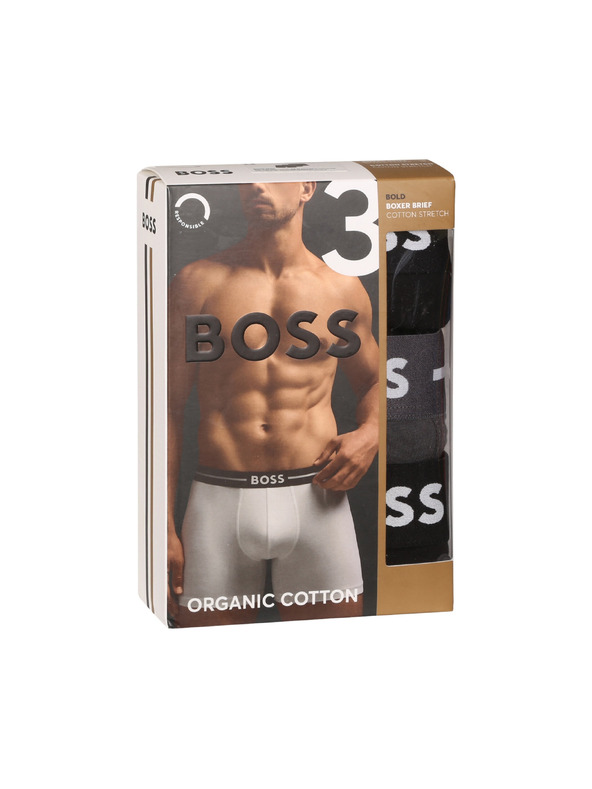 BOSS Set de trei - boxeri bărbați BOSS multicolori
