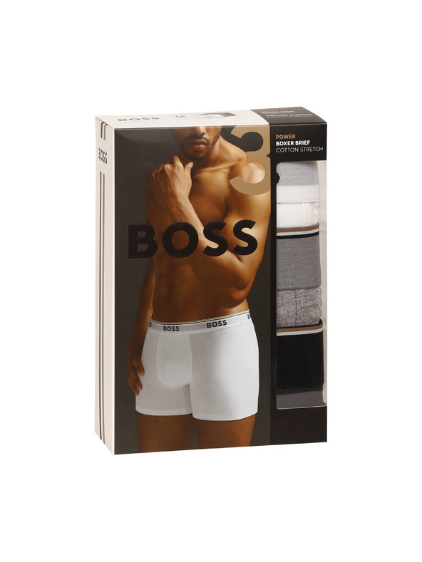 BOSS Set de trei - boxeri bărbați BOSS multicolori