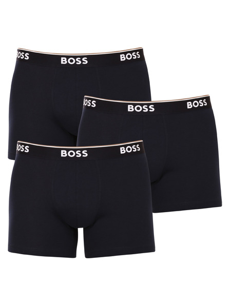 BOSS Set de trei - boxeri bărbați BOSS albastru închis
