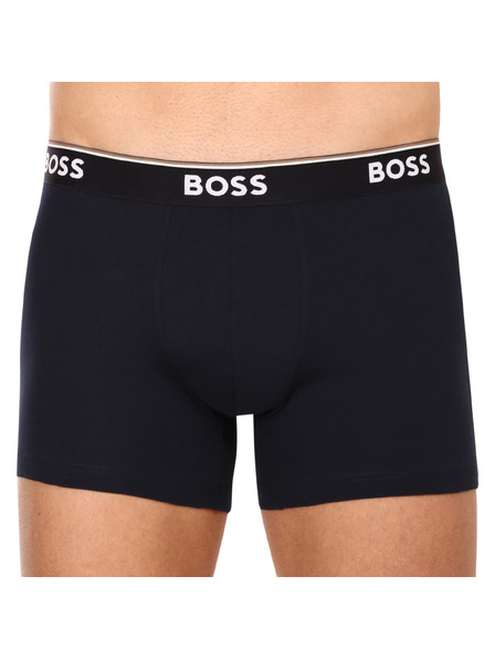 BOSS Set de trei - boxeri bărbați BOSS albastru închis