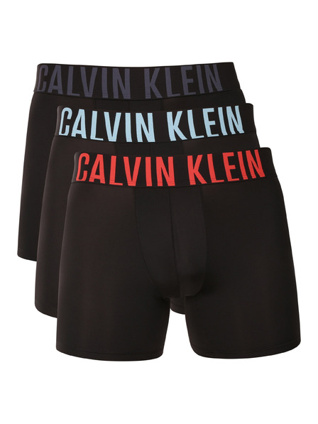 Calvin Klein Set de trei - boxeri bărbați Calvin Klein negri