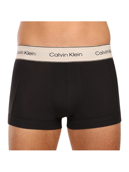 Calvin Klein Set de trei - boxeri bărbați Calvin Klein negri