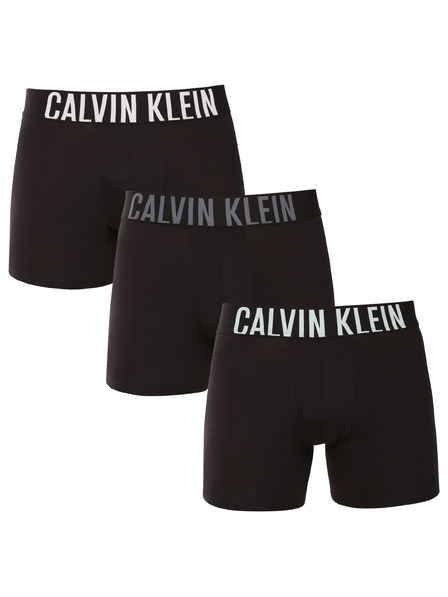 Calvin Klein Set de trei - boxeri bărbați Calvin Klein negri