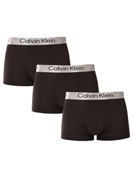 Calvin Klein Set de trei - boxeri bărbați Calvin Klein negri