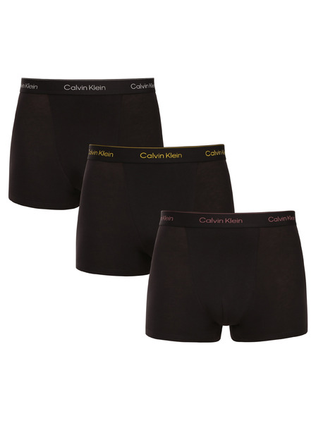 Calvin Klein Set de trei - boxeri bărbați Calvin Klein negri