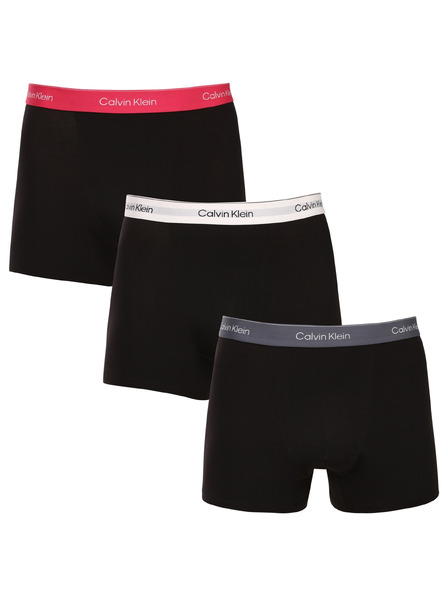 Calvin Klein Set de trei - boxeri bărbați Calvin Klein negri