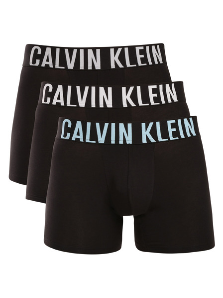 Calvin Klein Set de trei - boxeri bărbați Calvin Klein negri