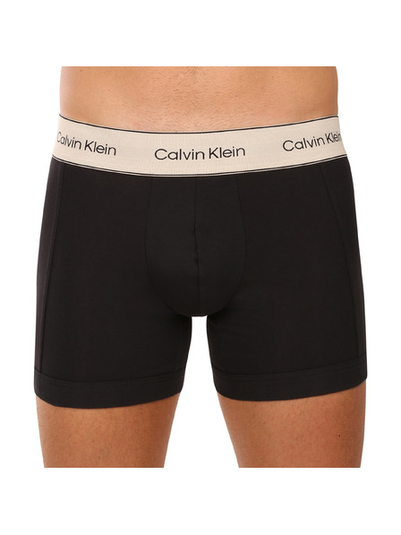 Calvin Klein Set de trei - boxeri bărbați Calvin Klein negri