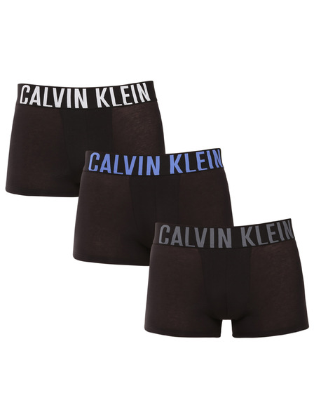 Calvin Klein Set de trei - boxeri bărbați Calvin Klein negri