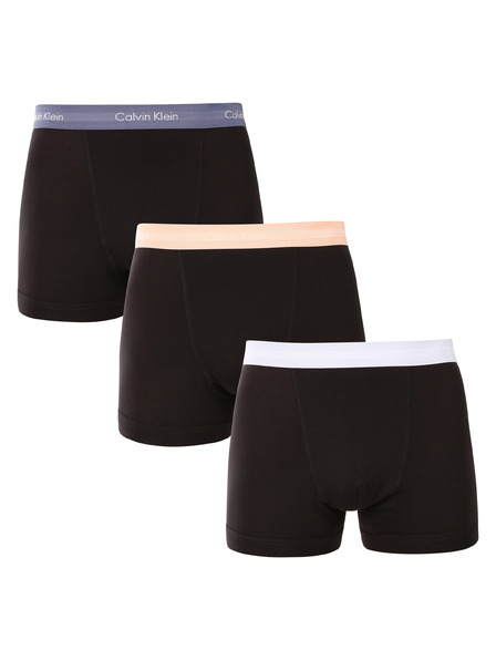 Calvin Klein Set de trei - boxeri bărbați Calvin Klein negri