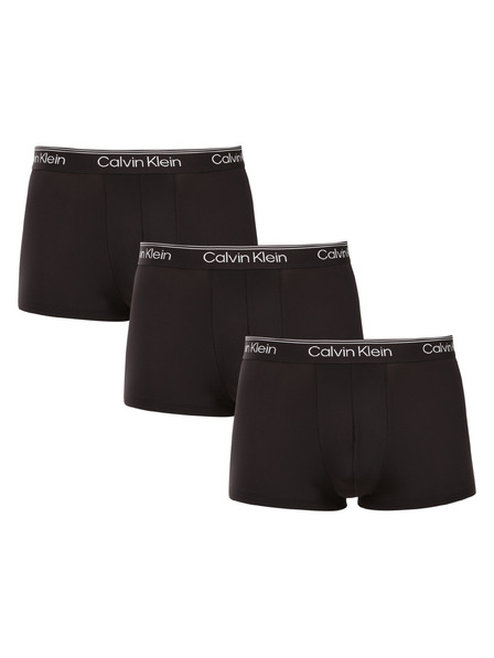 Calvin Klein Set de trei - boxeri bărbați Calvin Klein negri