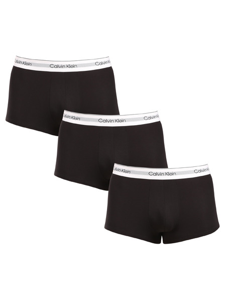 Calvin Klein Set de trei - boxeri bărbați Calvin Klein negri