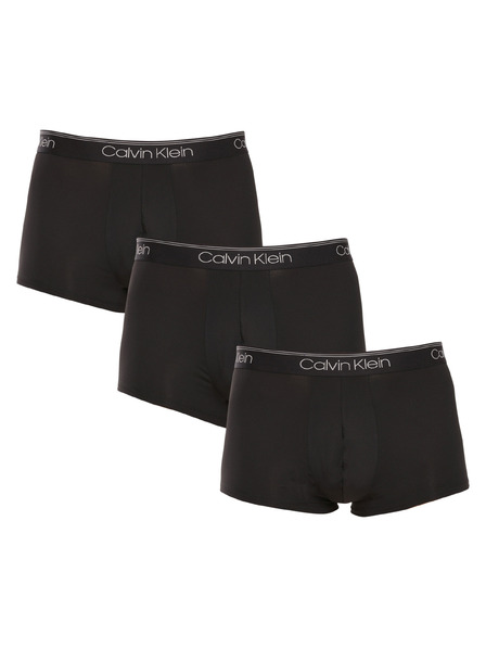Calvin Klein Set de trei - boxeri bărbați Calvin Klein negri
