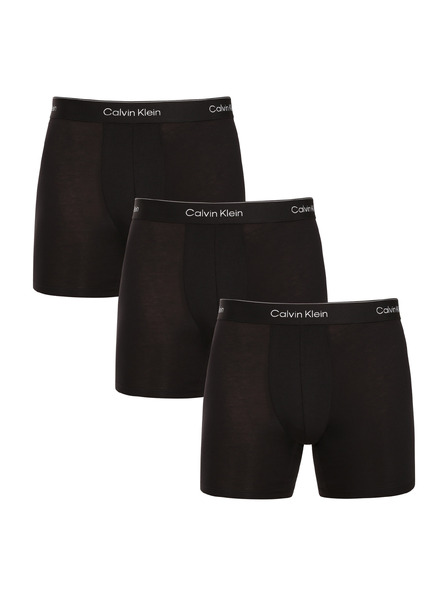 Calvin Klein Set de trei - boxeri bărbați Calvin Klein negri