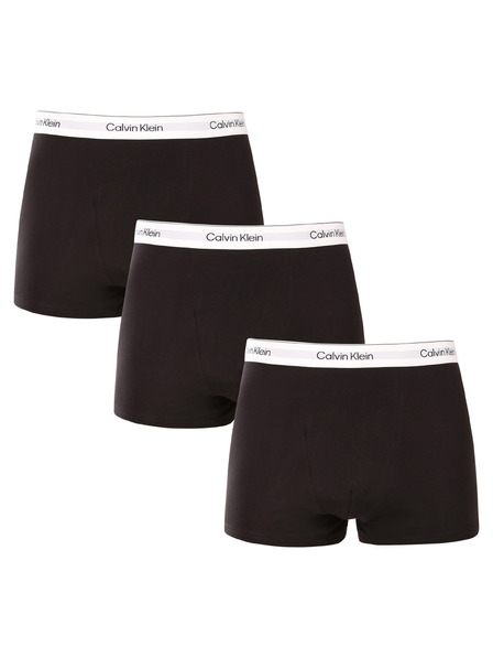 Calvin Klein Set de trei - boxeri bărbați Calvin Klein negri