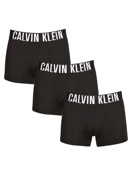 Calvin Klein Set de trei - boxeri bărbați Calvin Klein negri