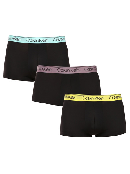Calvin Klein Set de trei - boxeri bărbați Calvin Klein negri